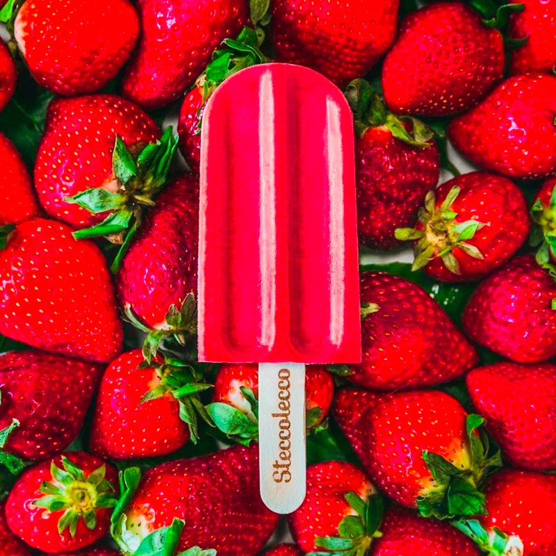 Fragola - Gelato artigianale - Steccolecco