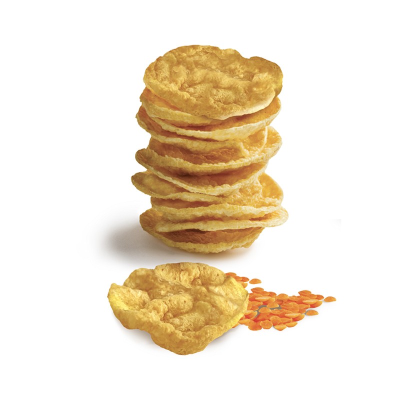 Lenticchie rosse - Chips proteiche non fritte - Fiorentini