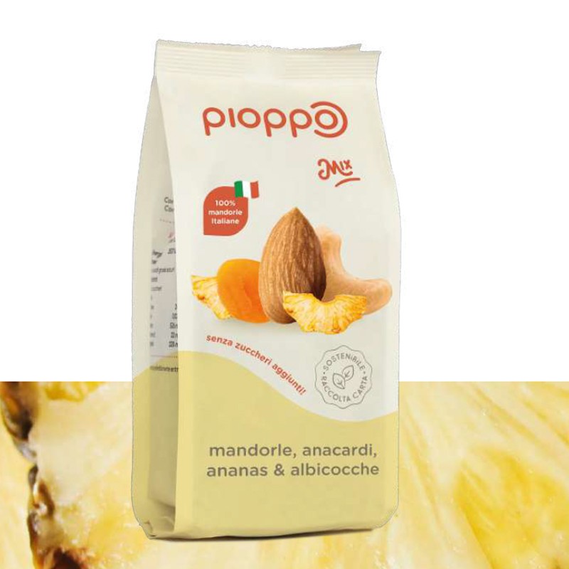 Mandorle, anacardi, ananas, albicocche - Mix - Pioppo