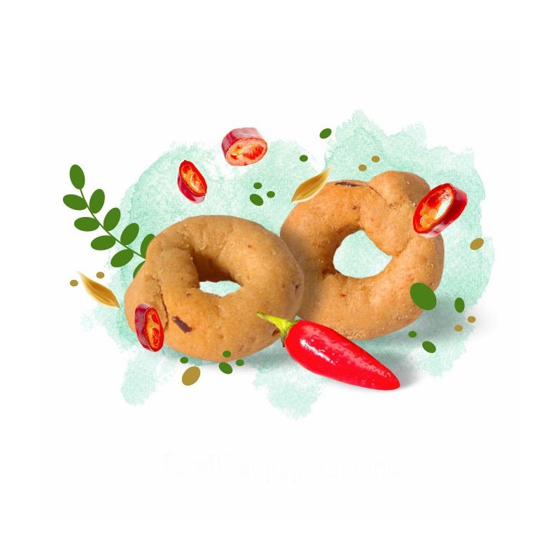 Peperoncino - Taralli tradizionali - Fiore di Puglia
