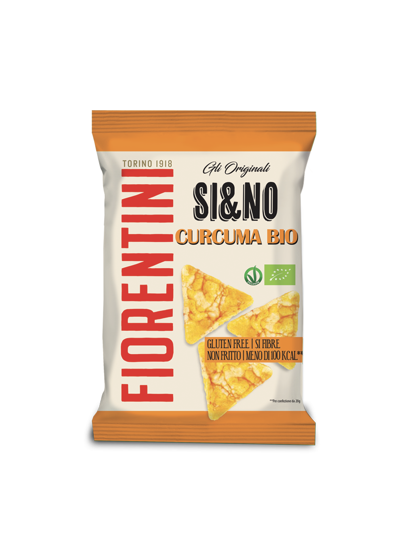 Fiorentini bio SI&NO triang. mais con curcuma (20g)