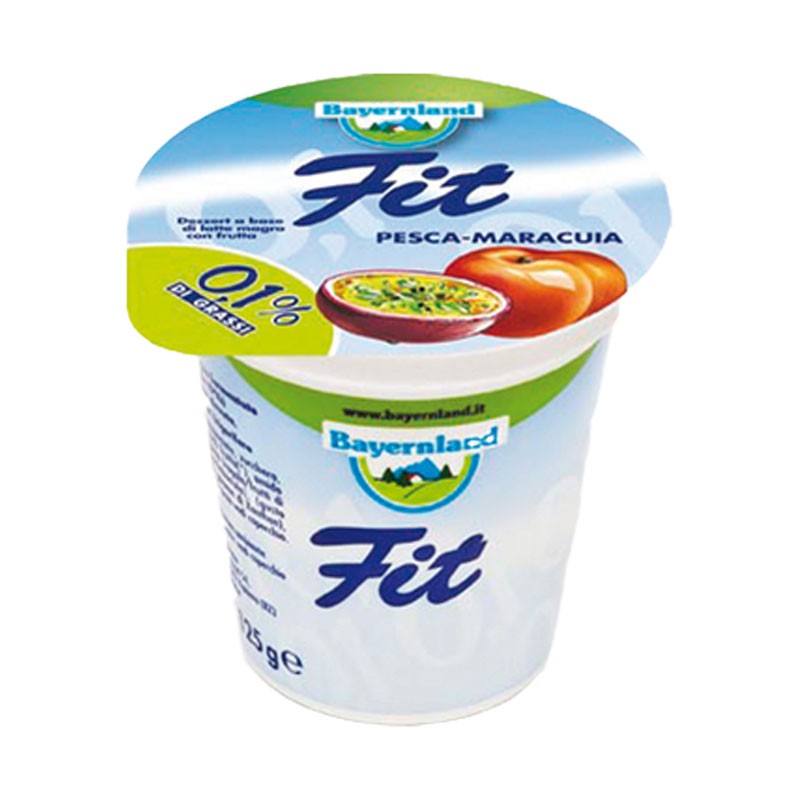 Pesca e maracuja - Crema di yogurt FIT - BayernLand
