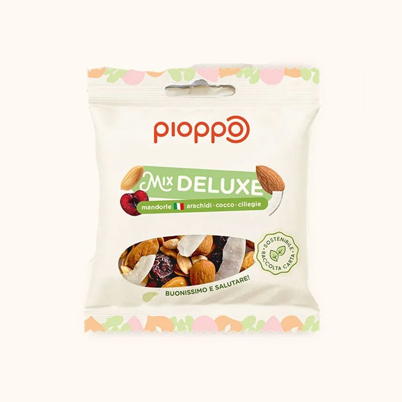 Mandorle, arachidi, ciliegie e cocco - Mix Deluxe - Pioppo