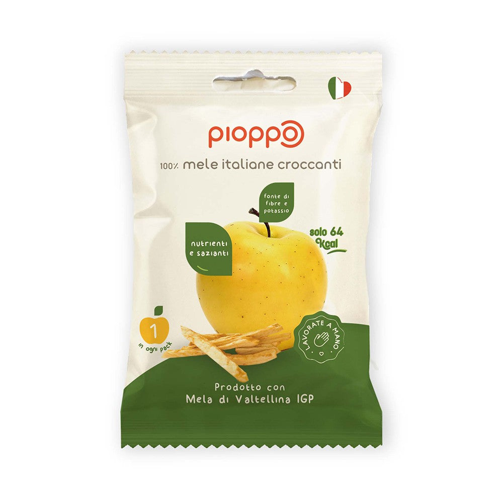 Mele Italiane IGP Valtellina – Pioppo snack di mele croccanti