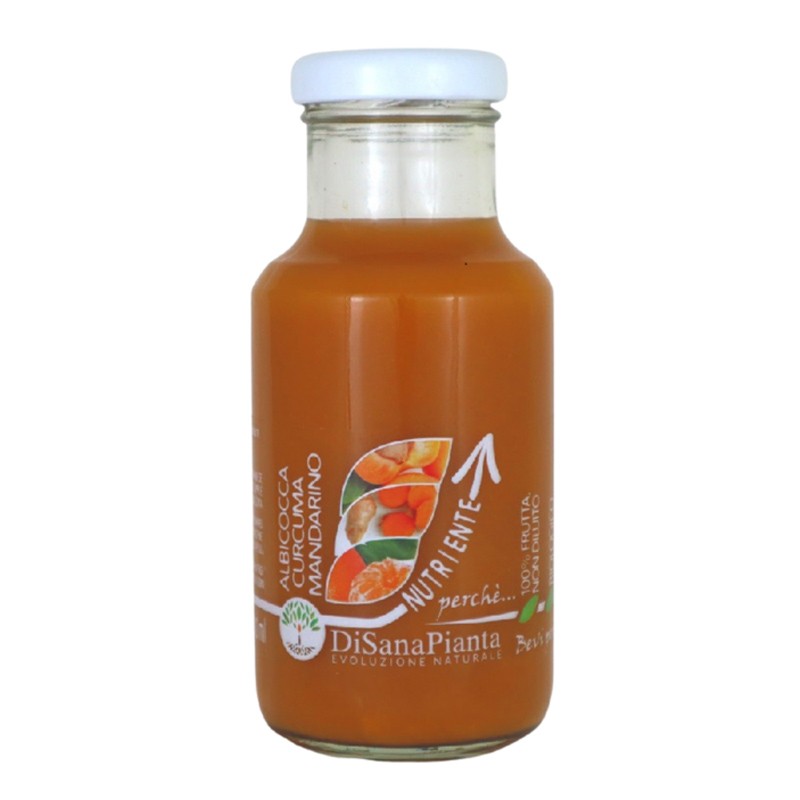 Albicocca, curcuma e mandarino - Succo di frutta BIO - DiSanaPianta