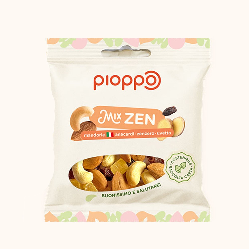 Mandorle, arachidi, zenzero, uvetta - Mix Zen - Pioppo
