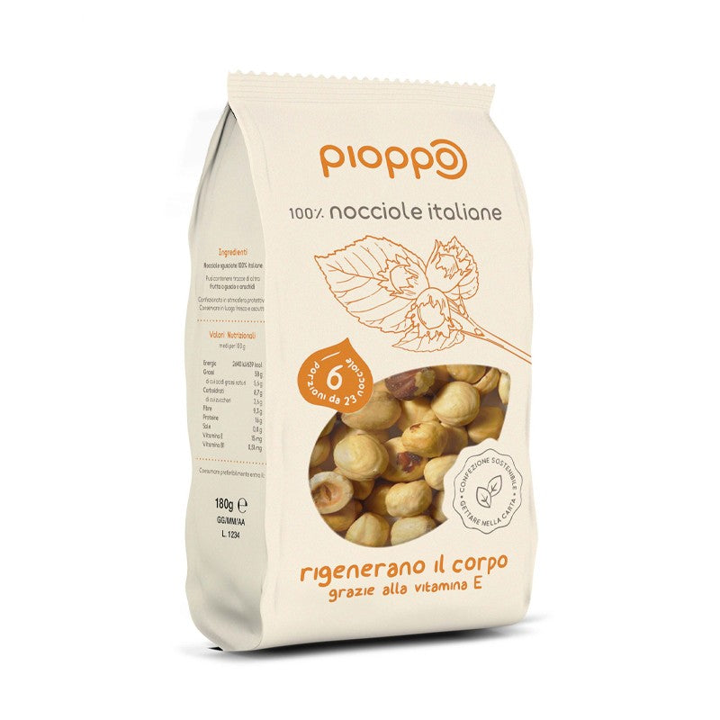 Nocciole sgusciate - Frutta secca 100% Italiana - Pioppo