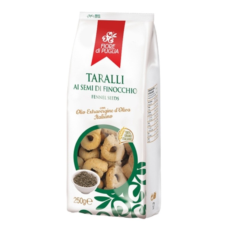 Semi di finocchio - Taralli tradizionali - Fiore di Puglia