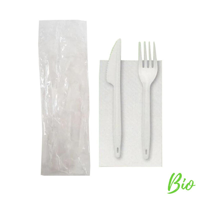 DUO Kit di posate compostabili (Ripiano in basso)