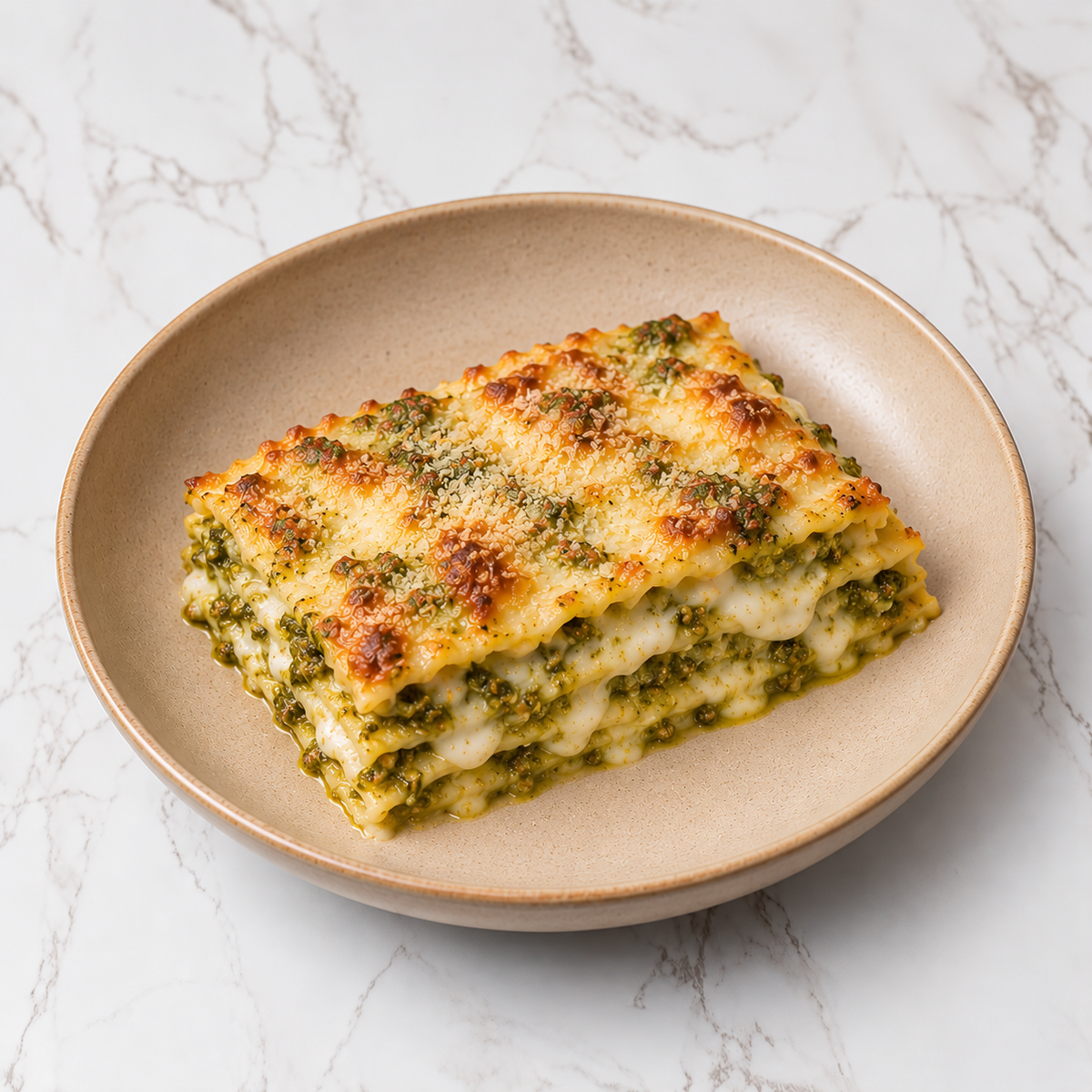 Lasagna al pesto